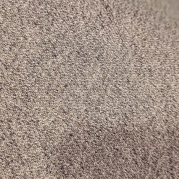 CLU TOO gray sweatshirt in size XS.  Long sleeved with striped panel back sides - Picture 4 of 8